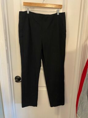 J. Jill Black Ponte Pull On Straight Leg